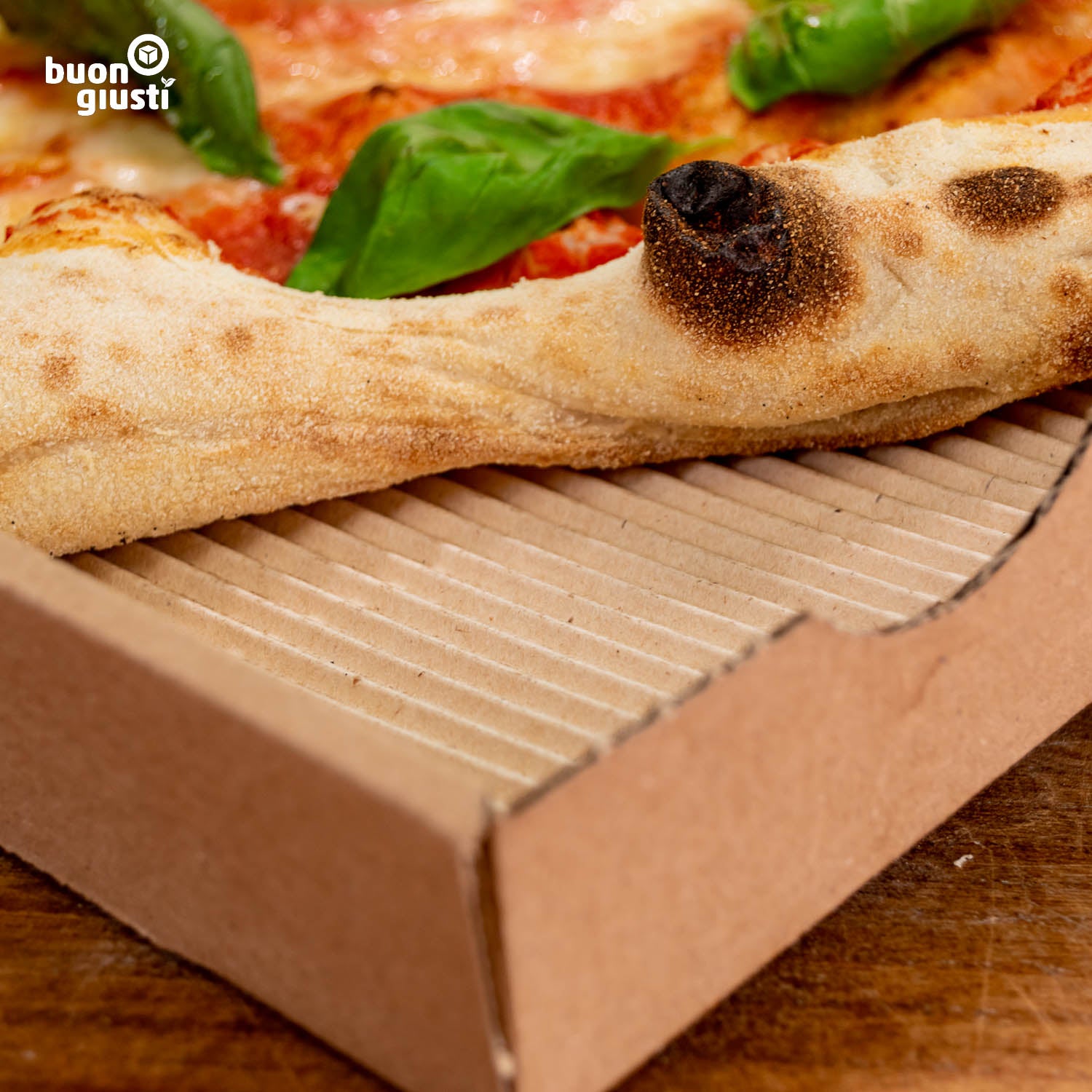 250 Stk. | Pizza Pad 27x27 cm für eine saubere und knackige Pizza - Pizzakarton - buongiusti AG - personalisiert ab 100 Stück
